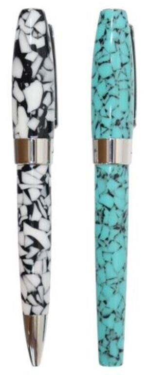 Appraisal: lot of Italian Montegrappa Fortuna Mosaico pens both in original