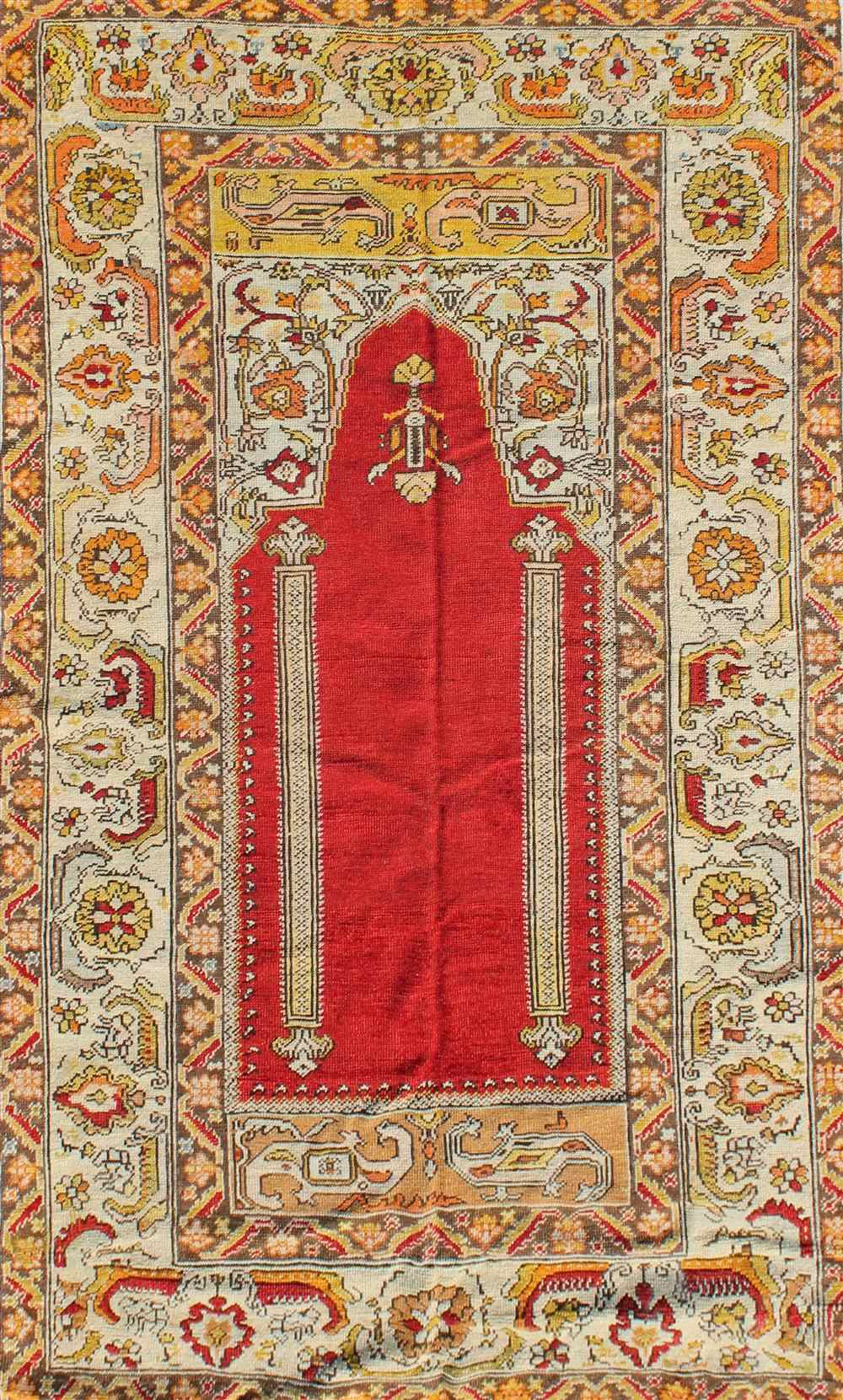 Appraisal: TURKISH RUG approx ' '' x ' '' retail tag