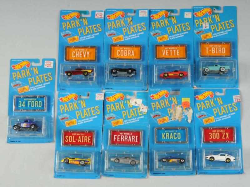 Appraisal: Lot of Mattel Hot Wheels Park 'N Plates Description Includes