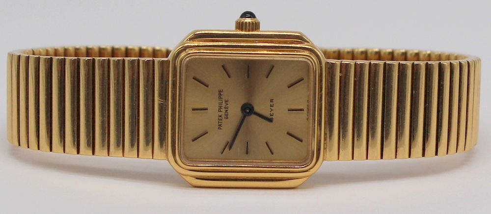 Appraisal: JEWELRY Ladies Patek Philippe kt Gold Watch Ladies kt yellow