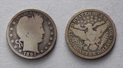 Appraisal: United States Barber Quarters - D Including O O S