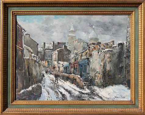 Appraisal: BESSE Raymond French - ''Rue St Vincent vieux Montmarte ''