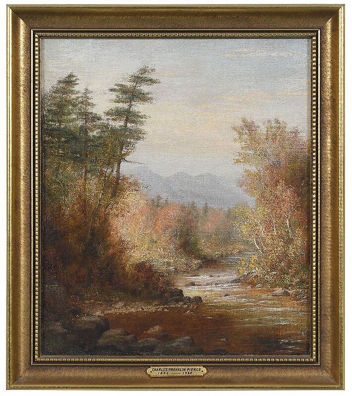 Appraisal: Charles Franklin Pierce Massachusetts New Hampshire - Autumn in New