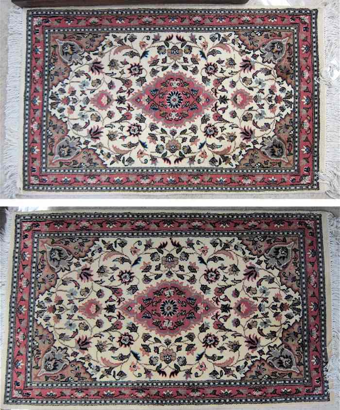 Appraisal: A PAIR OF HAND KNOTTED ORIENTAL AREA RUGS Pakistani Persian