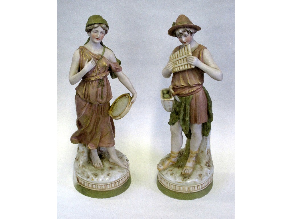 Appraisal: Pair of Royal Dux figures of a male and female