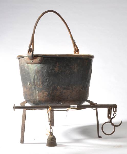 Appraisal: An assembled group of various metal kitchen equipment th century