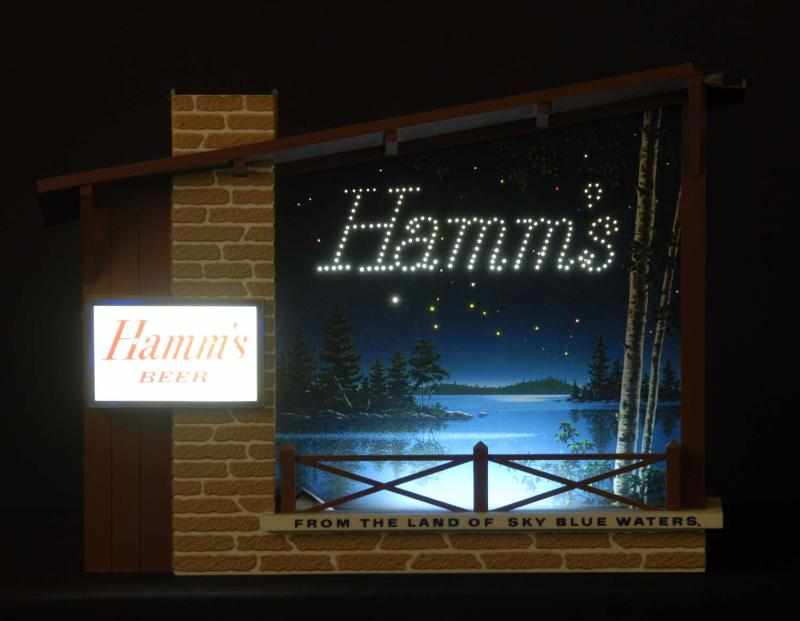 Appraisal: Hamm's Starry Night Neon Sign Description s Theodore Hamm Brewing