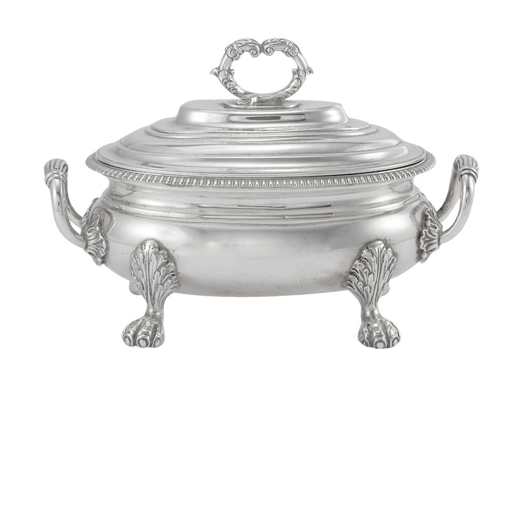 Appraisal: George III Silver Tureen Thomas Robins London circa - Of