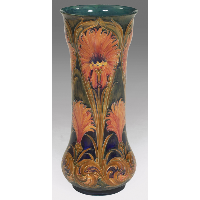 Appraisal: Monumental Moorcroft vase large form with a revived cornflower design