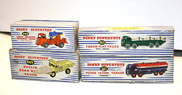 Appraisal: Dinky boxed Supertoys rd British toy cars includes a Folden