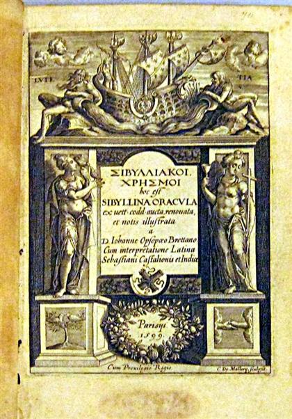 Appraisal: vol Sibylline Oracles Sibyllina Oracula de Graeco in Latinum Conversa