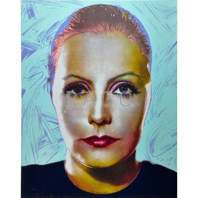 Appraisal: Rupert Jasen Smith American - Greta Garbo Screenprint in colors