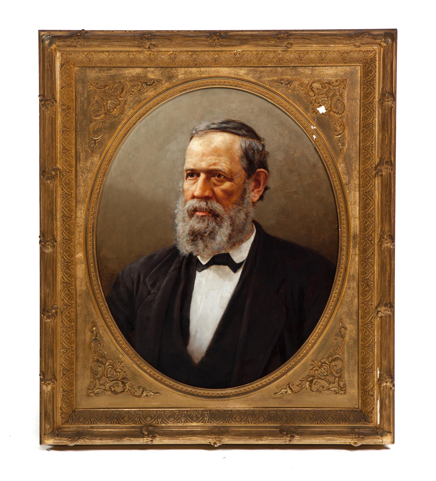 Appraisal: PORTRAIT OF SAMUEL BARTLET BY JOHN HENRY WITT - American