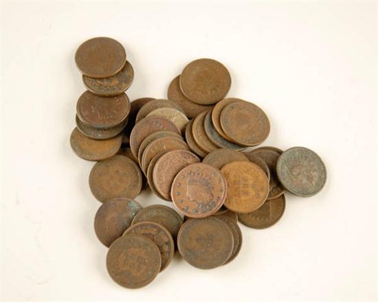 Appraisal: Bag of Indian Head Cents -