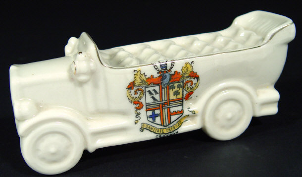 Appraisal: Carlton crested china vintage bus with Croydon crest printed factory