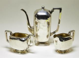 Appraisal: Frank W Smith Silver Co Piece Sterling Tea Set MASSACHUSETTS