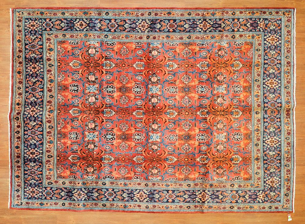 Appraisal: Persian Moud rug approx x Iran circa Condition Excellent condition