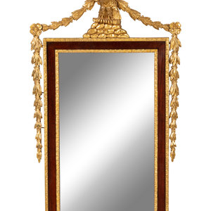 Appraisal: A Federal Style Parcel Gilt Mirror Late th Early th