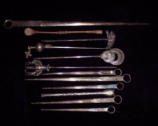 Appraisal: Sundry plated and other game skewers etc