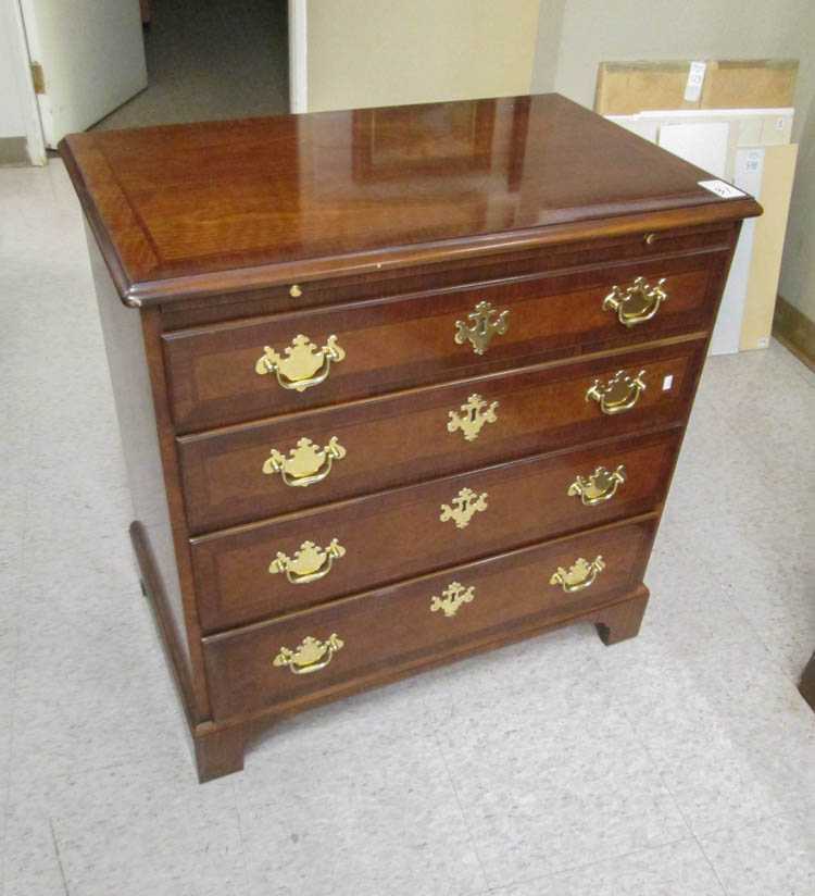 Appraisal: BAKER FEDERAL STYLE BACHELOR'S CHEST Baker Furniture Co Historic Charleston