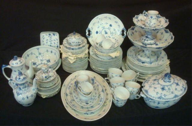 Appraisal: Large Lot of B G Blue White Porcelain