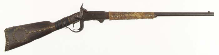 Appraisal: INDIAN DECORATED BURNSIDE CIVIL WAR CARBINE Cal SN rnd bbl