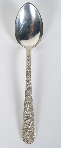 Appraisal: Forty-seven Kirk Sterling Repousse tablespoons