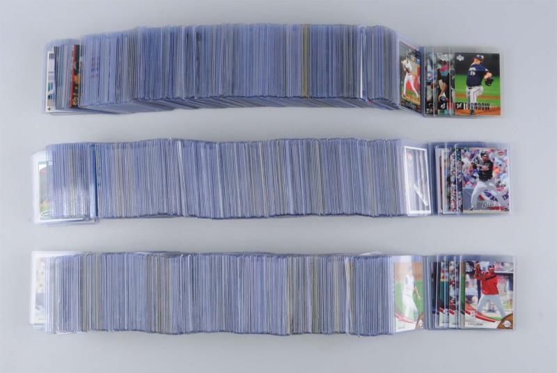 Appraisal: Lot Of Over Modern Baseball Cards A lot of different