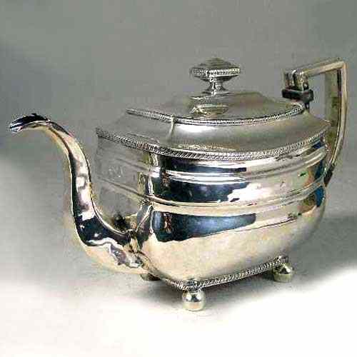 Appraisal: An American New York William Thomson Federal Coin Silver Teapot