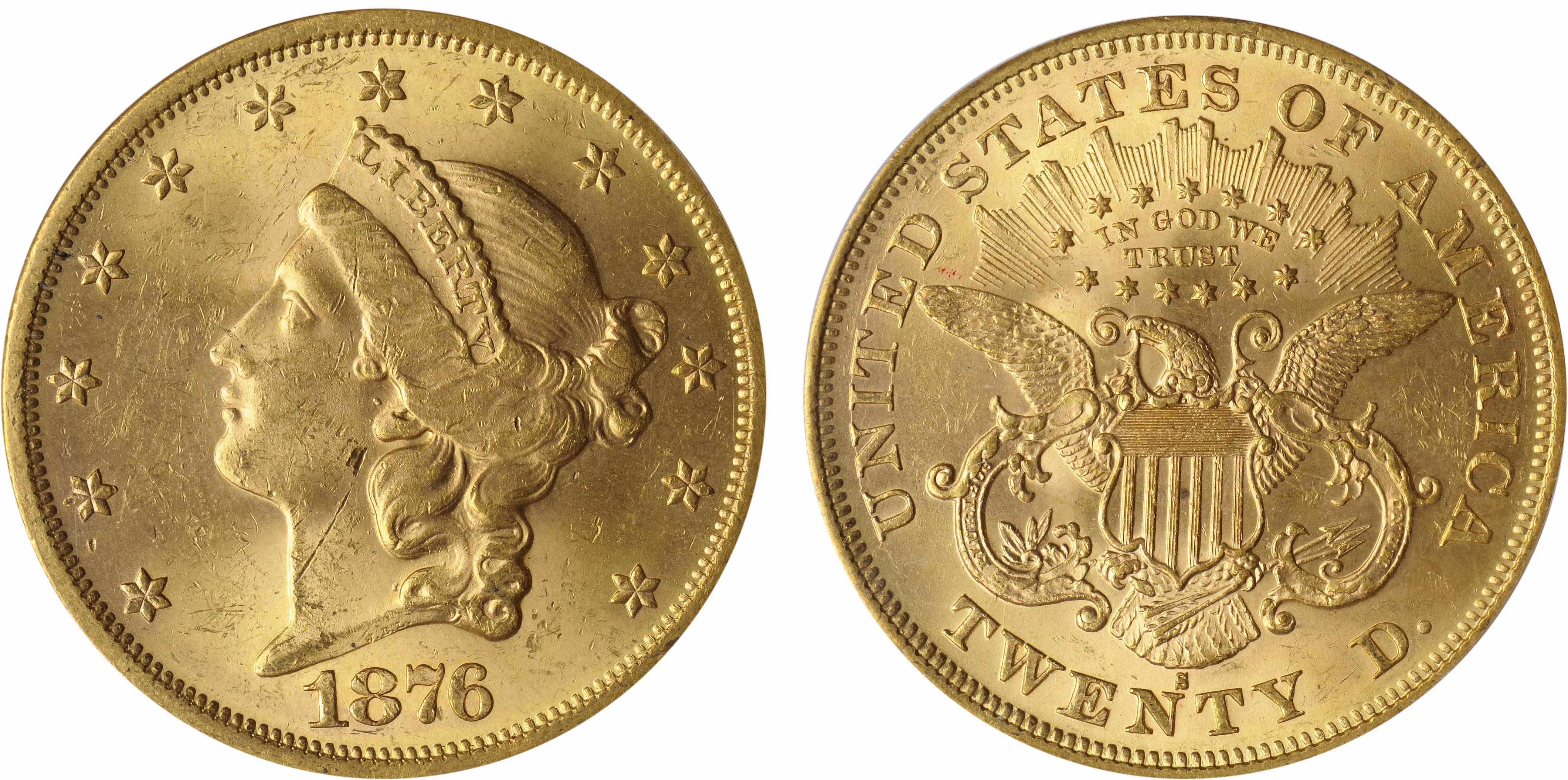 Appraisal: -S MS PCGS A condition rarity and of considerable importance