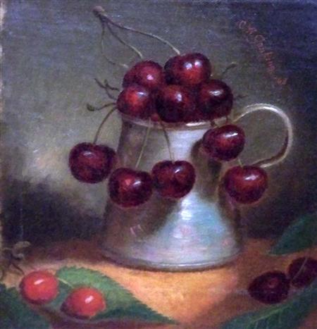 Appraisal: Charles Waldo Jenkins American - A Cup of Cherries Estimate