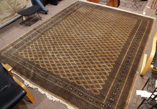 Appraisal: Pakistani Bokhara carpet Pakistani Bokhara carpet ' x '