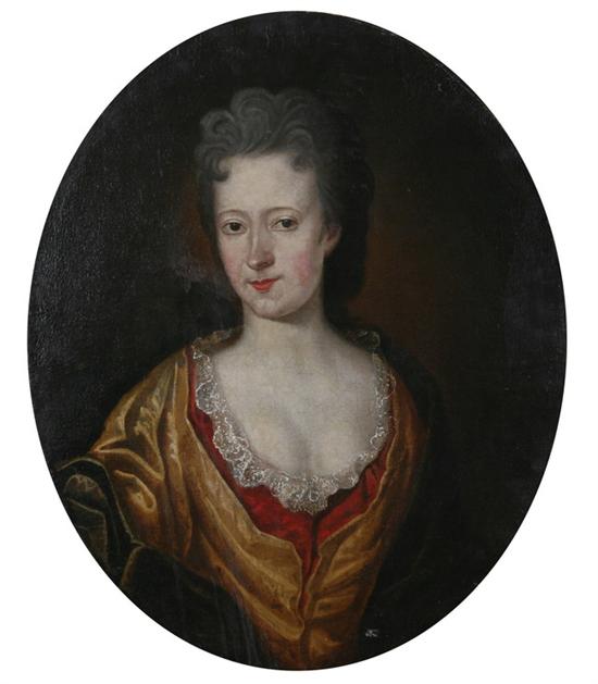 Appraisal: ENGLISH SCHOOL early th century PORTRAIT OF A LADY oil