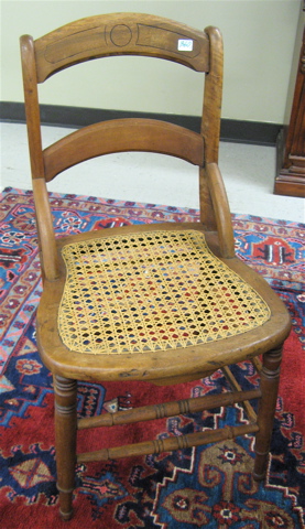 Appraisal: SET OF FOUR VICTORIAN BAR-BACK DINING CHAIRS American c of