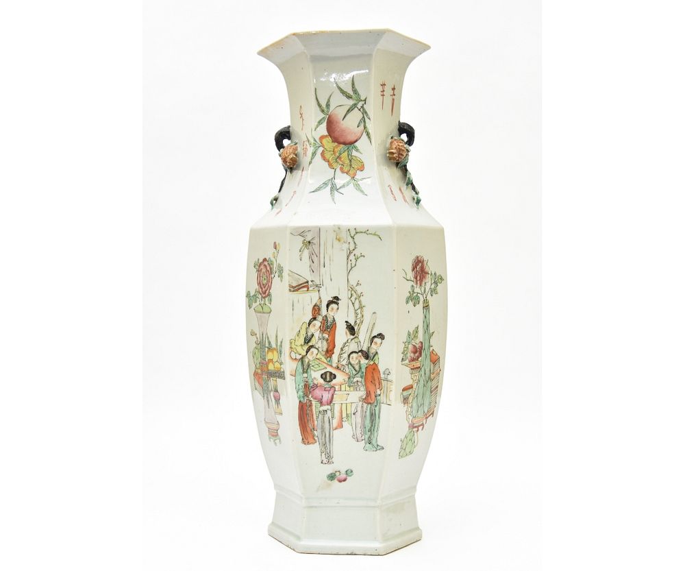 Appraisal: Chinese Porcelain Vase Large Chinese Porcelain Vase probably the Republic