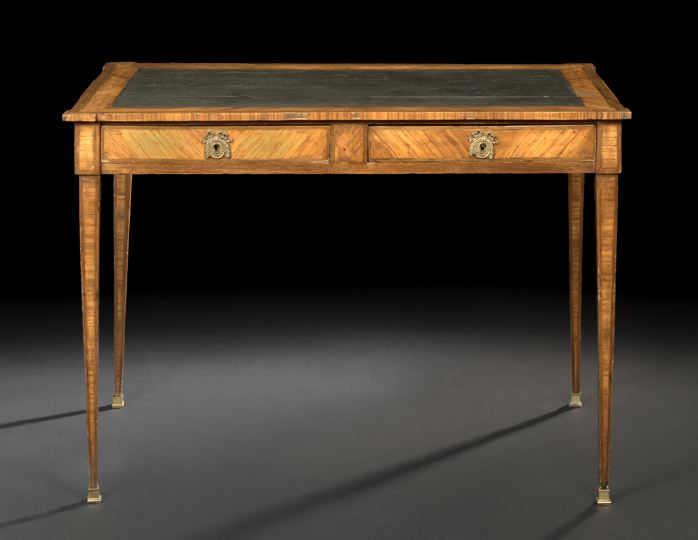 Appraisal: Louis XVI-Style Kingwood Writing Table second quarter th century the