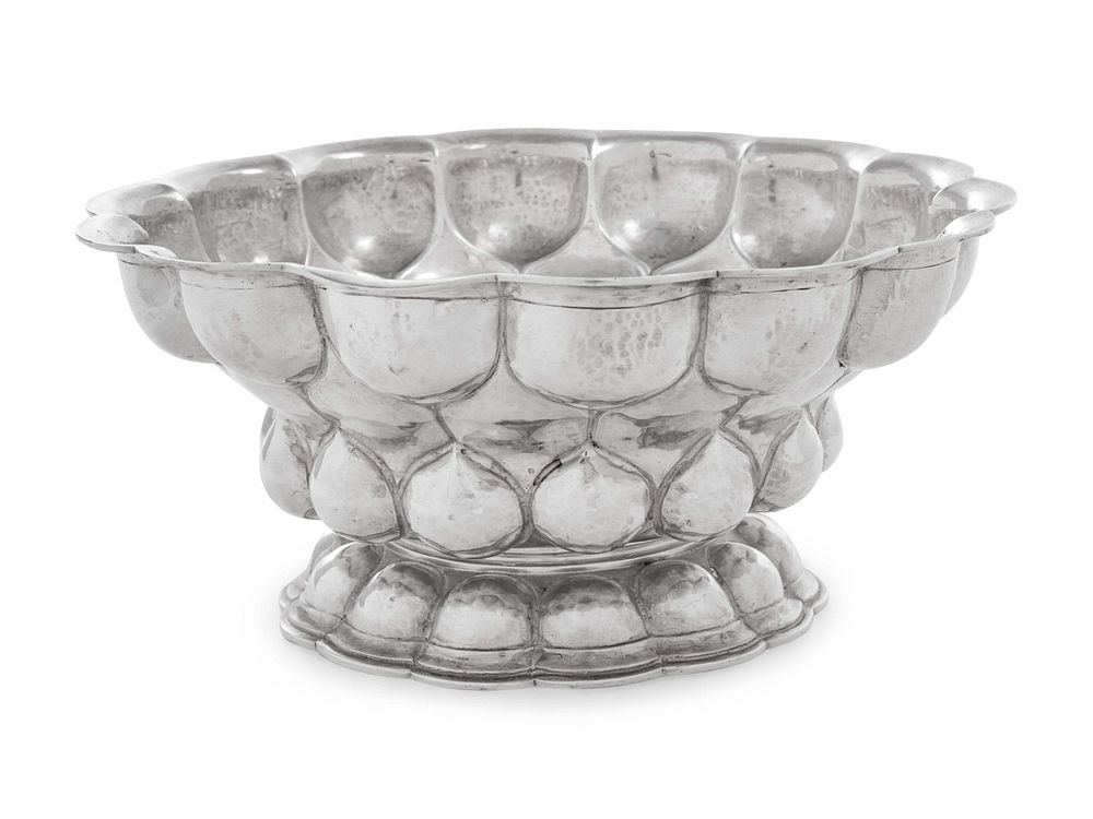 Appraisal: A German Silver Centerpiece Bowl A German Silver Centerpiece Bowl