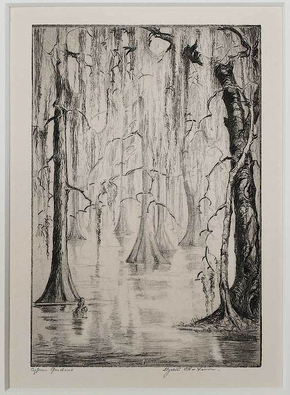 Appraisal: Elizabeth O'Neill Verner Charleston South Carolina - Cypress Gardens inscribed