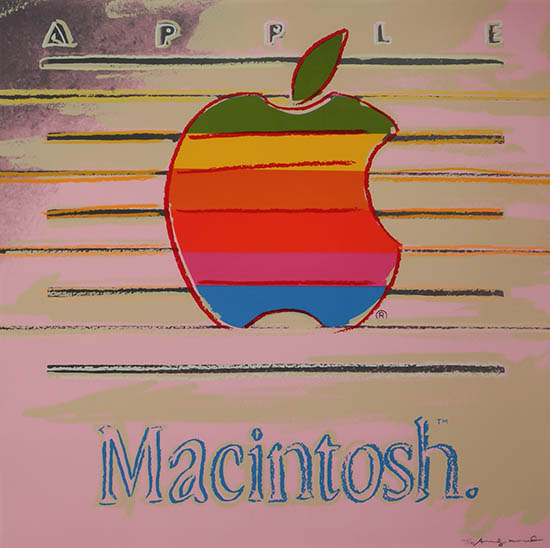 Appraisal: Andy Warhol American - Apple from Ads F S II