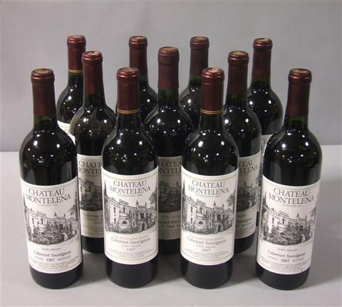 Appraisal: MIXED VERTICAL CHATEAU MONTELENA CABERNET SAUVIGNON Eleven bottles including and