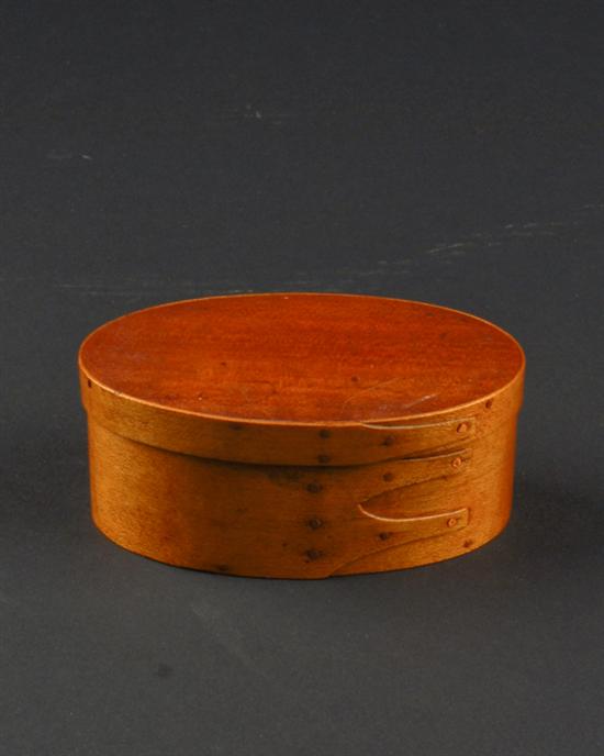 Appraisal: A l th E th C Shaker Box oval with