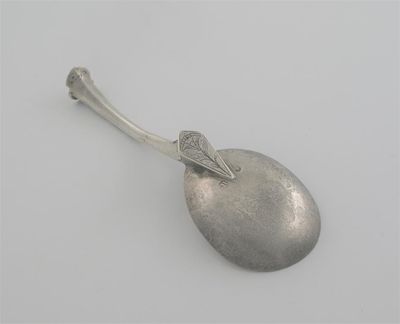 Appraisal: A late th century German spoon with a curved hollow