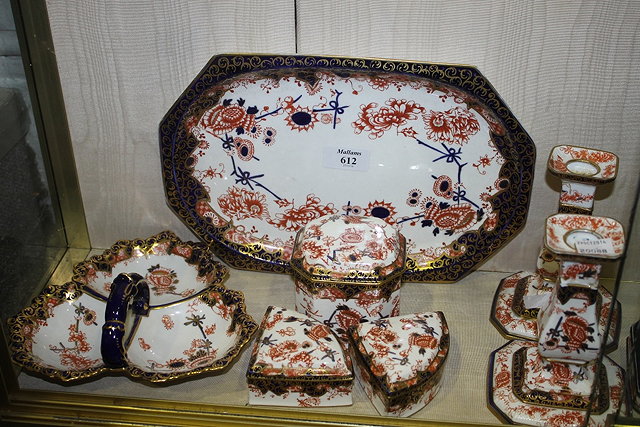 Appraisal: A COLLECTION OF ROYAL CROWN DERBY DRESSING TABLE and other