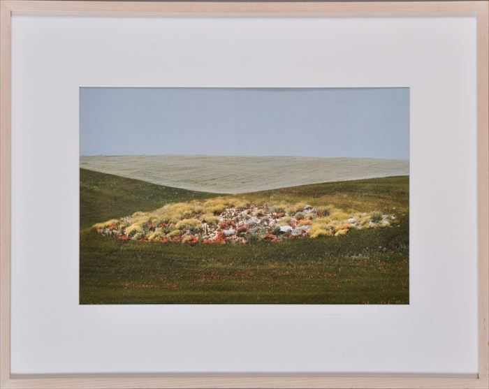 Appraisal: FRANCO FONTANA b LANDSCAPE EMILIA Color photograph x in sight