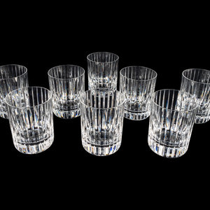 Appraisal: A Set of Eight Baccarat Harmonie Crystal Tumblers TH CENTURY