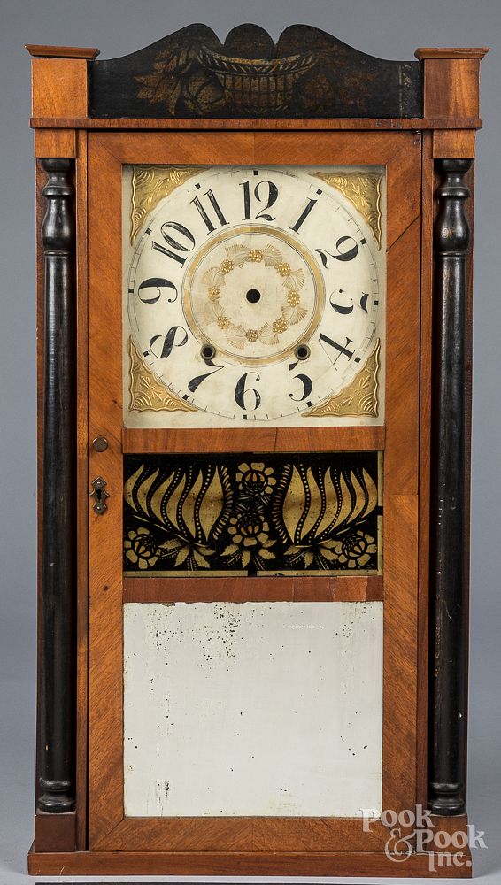 Appraisal: Mahogany mantel clock Mahogany mantel clock by Williams Orton Preston