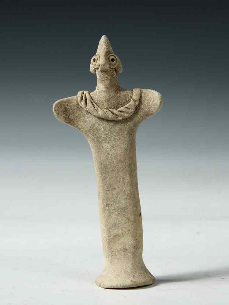 Appraisal: FIGURE - Syrian terracotta goddess - BC '' high good