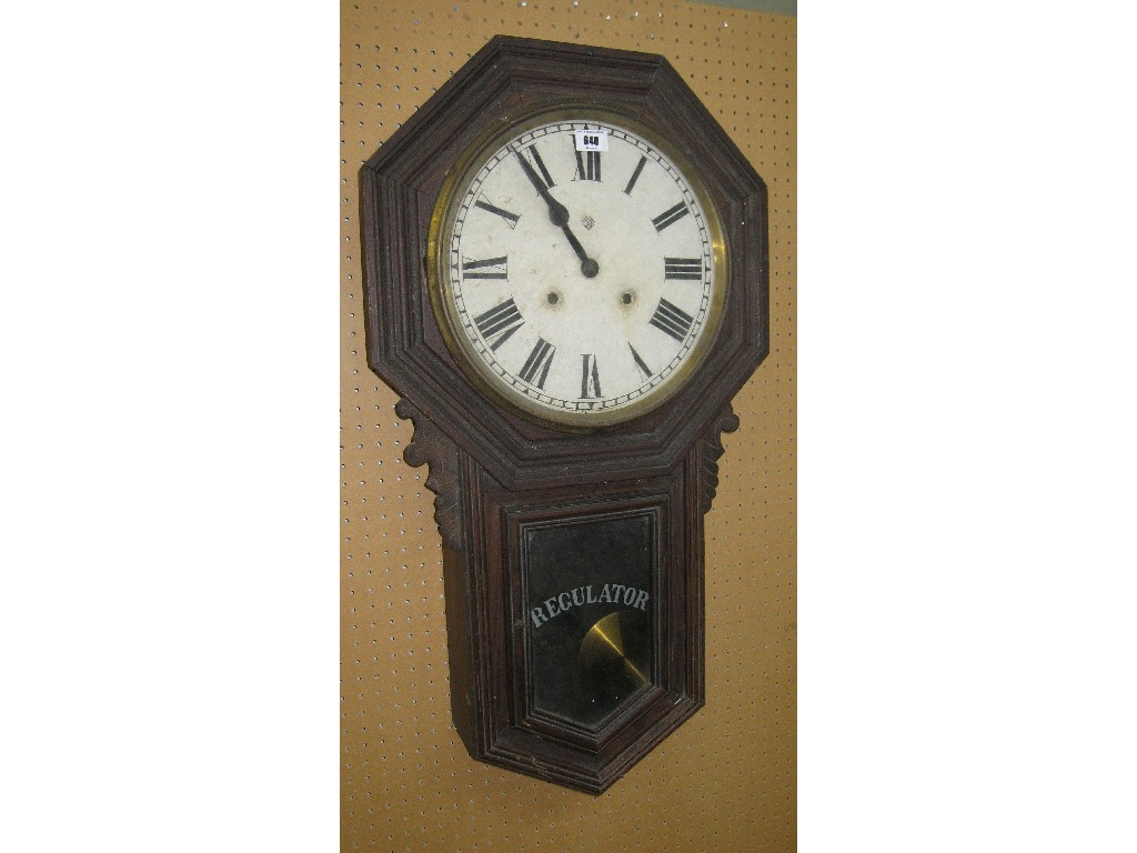 Appraisal: Victorian wall clock