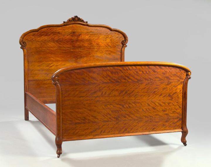 Appraisal: Five-Piece American Late Victorian Flame Birch Bedroom Suite fourth quarter