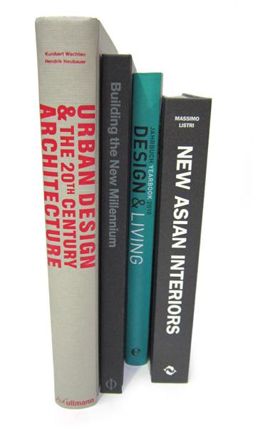 Appraisal: FOUR BOOKS ON DESIGN LIVING INTERIORS HARD COVER FOUR BOOKS